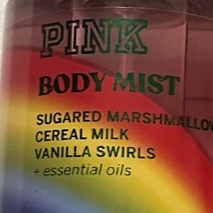 PINK Victoria's Secret Body Mist - Rainbow Design